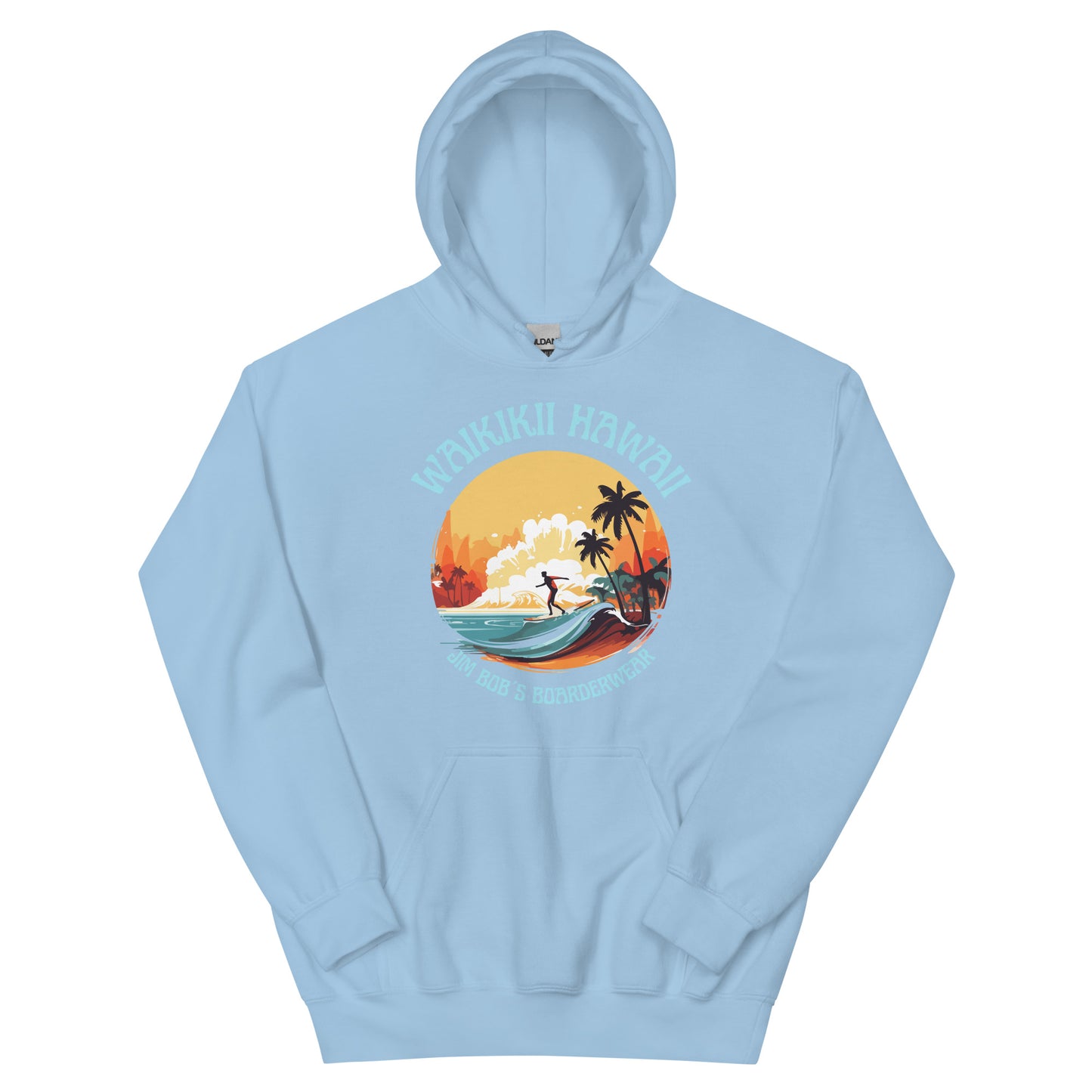 Sudadera con capucha de surf para hombre