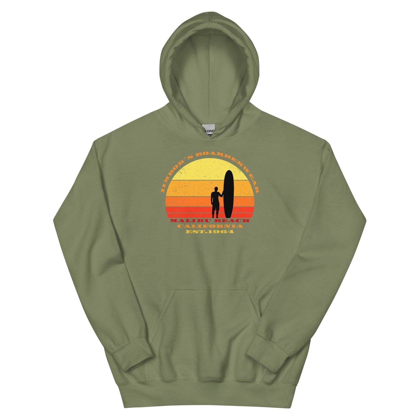 Sudadera con capucha de surf para hombre