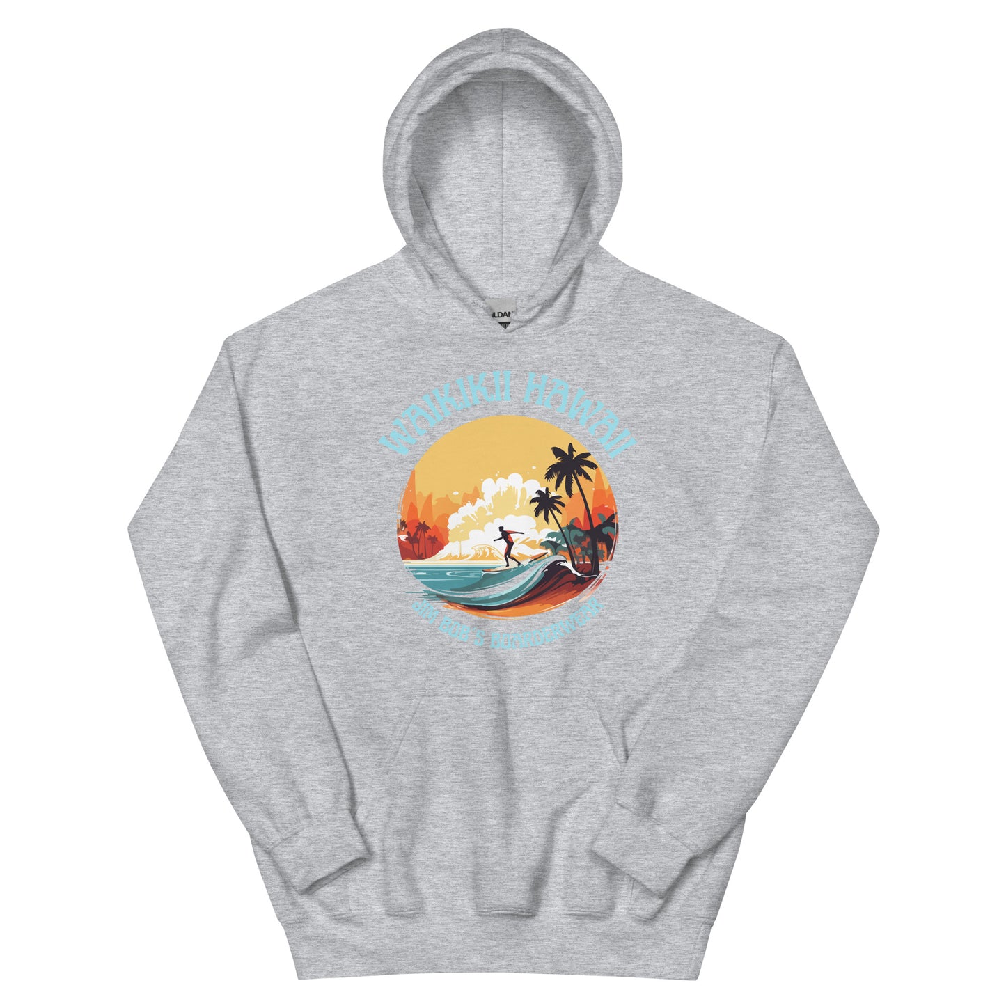 Sudadera con capucha de surf para hombre